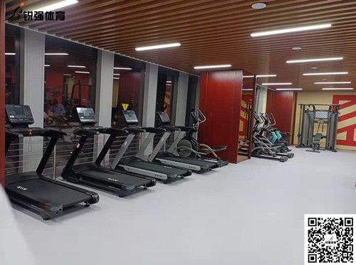 必一运动完成的济南某部门单位健身房